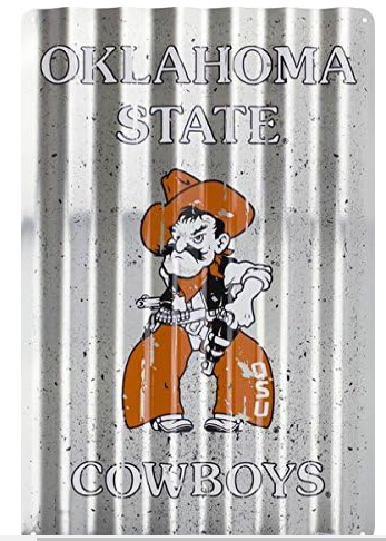 Metal Corrugated OSU Sign