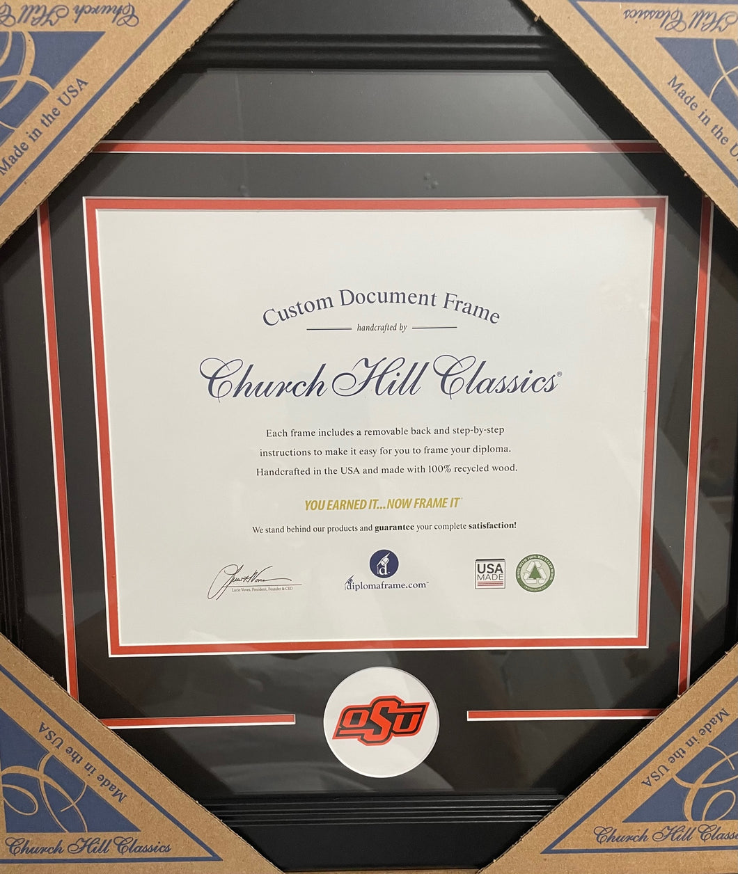OSU Diploma Frame - Out of Stock