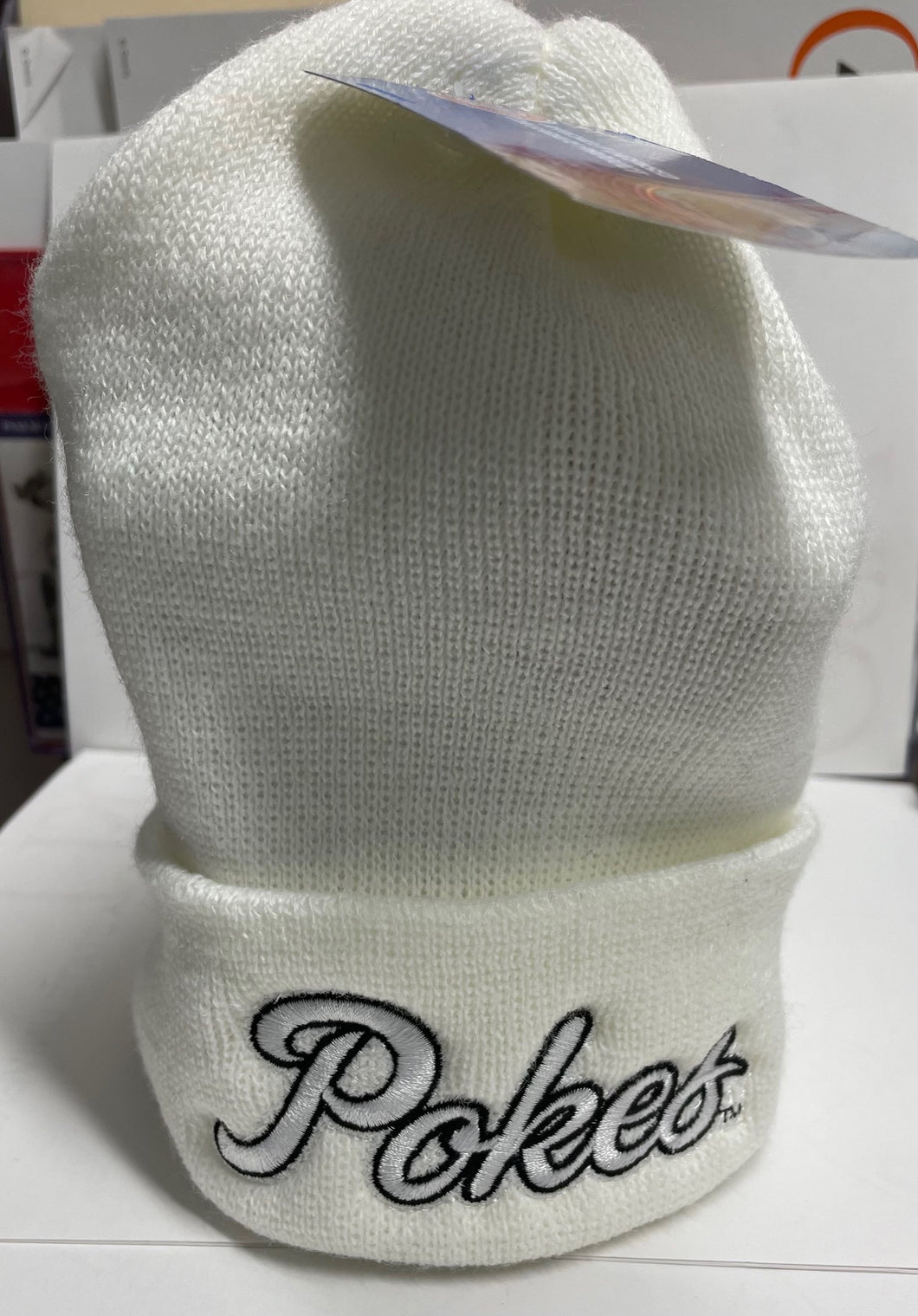 White Pokes Beanie