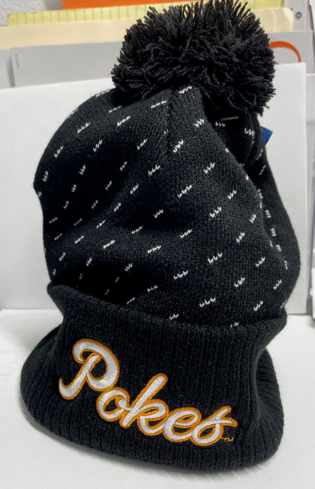 Pokes Black Beanie