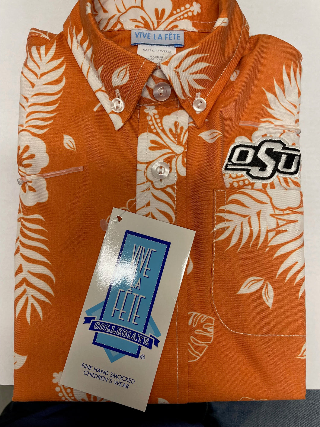 OSU Cowboys Hawaiian Short Sleeve Shirt