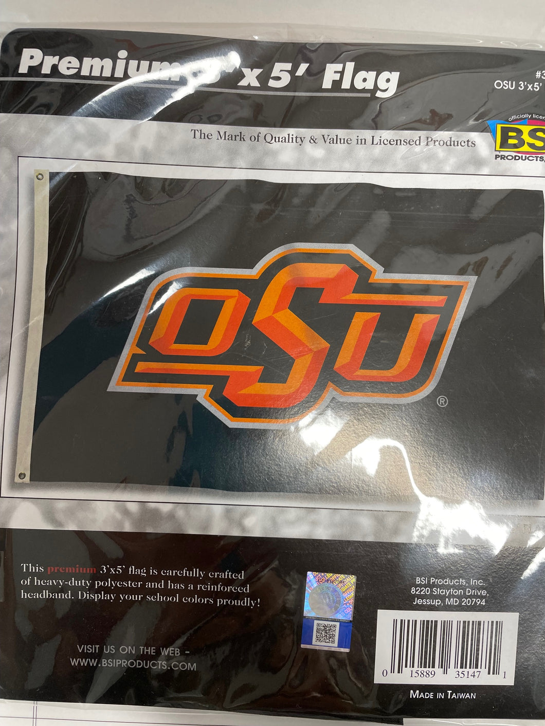 OSU 3 X 5 Flag