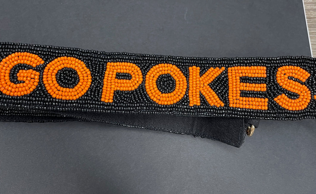 Go Pokes Beaded Handbag Strap