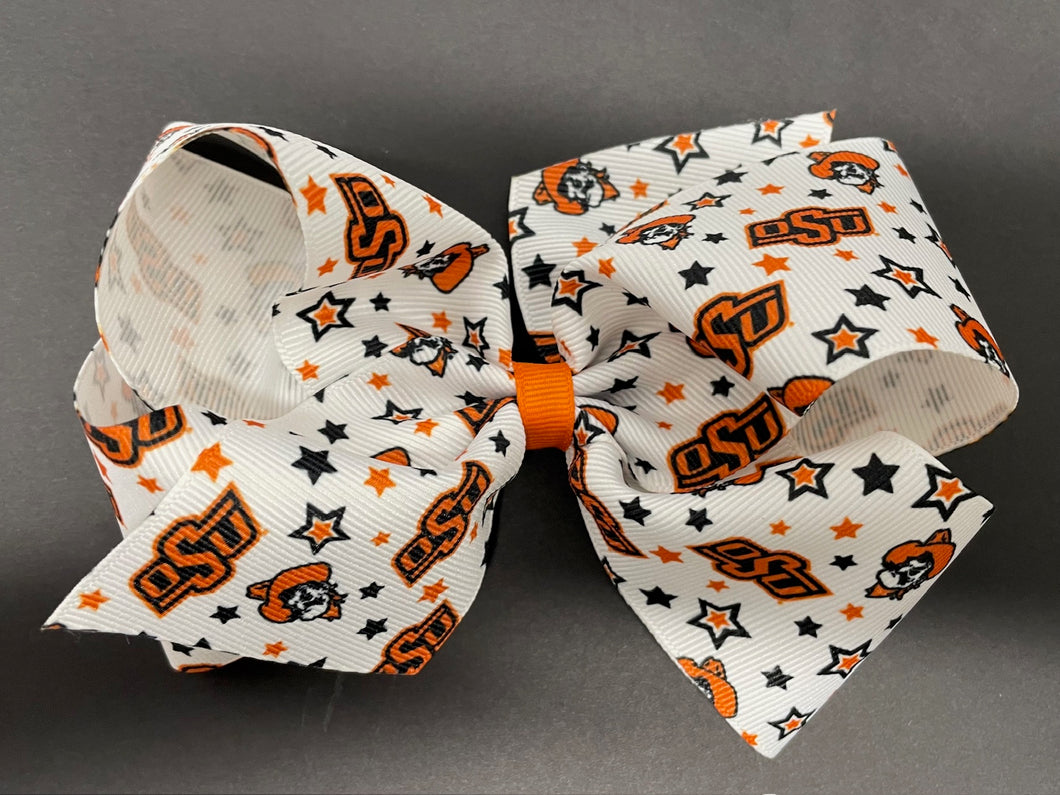 College Star Print BOW