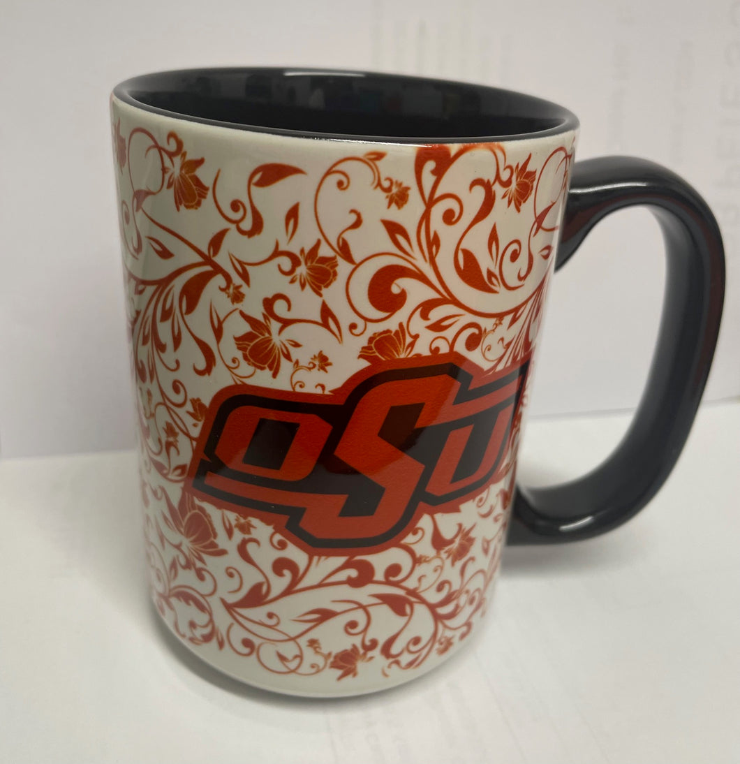 Oklahoma State Floral Mug