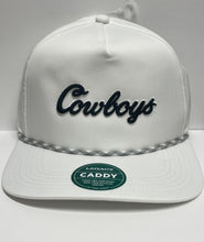 Load image into Gallery viewer, Script Cowboys Hat w/ Rope Accent
