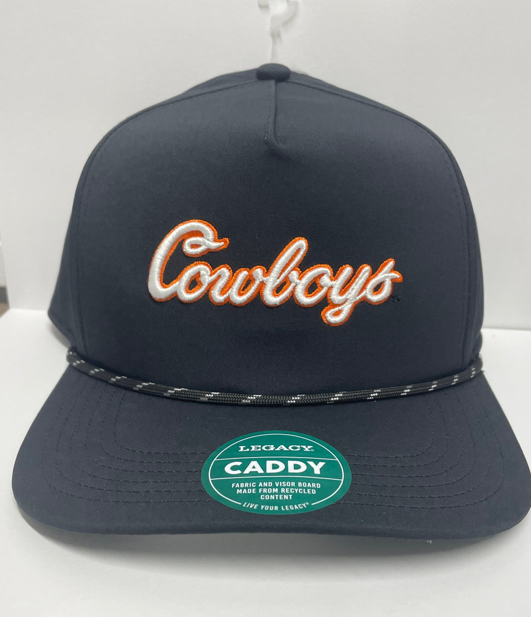 Script Cowboys Hat w/ Rope Accent