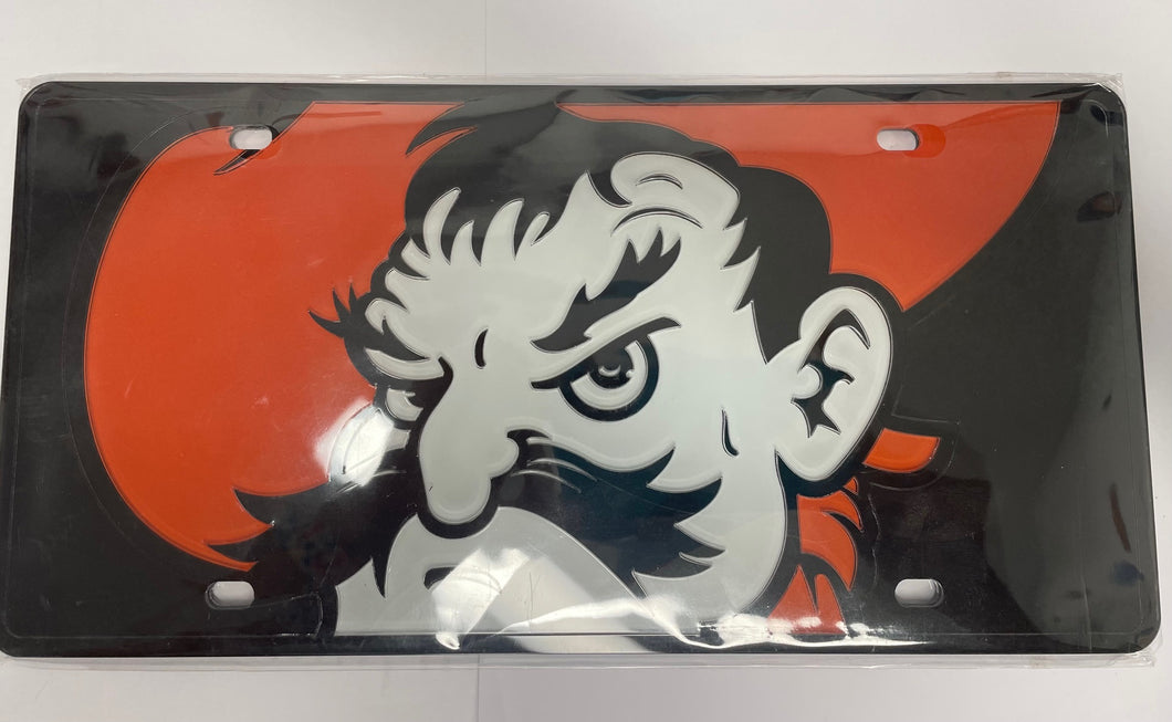 Acrylic Pete Face License Plate