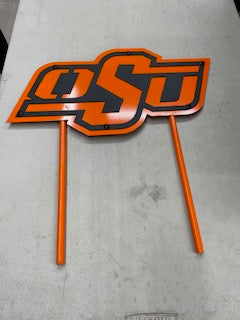 OSU Brand on Stakes