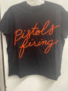Pistols Firing Ladies Tee