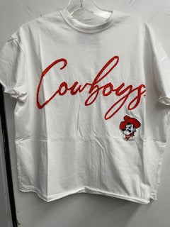 Cowboys Chain Stitch Tee
