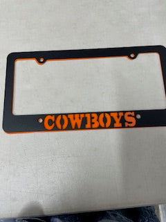 Cowboys License Plate Frame