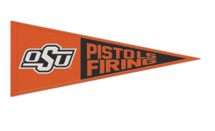 13x32 Ok State Pistols Firing Pennant