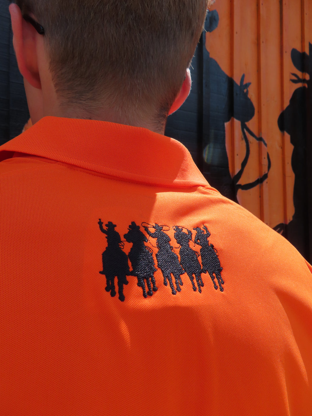 Orange Nike Polo