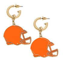 Load image into Gallery viewer, Football Helmet Earring
