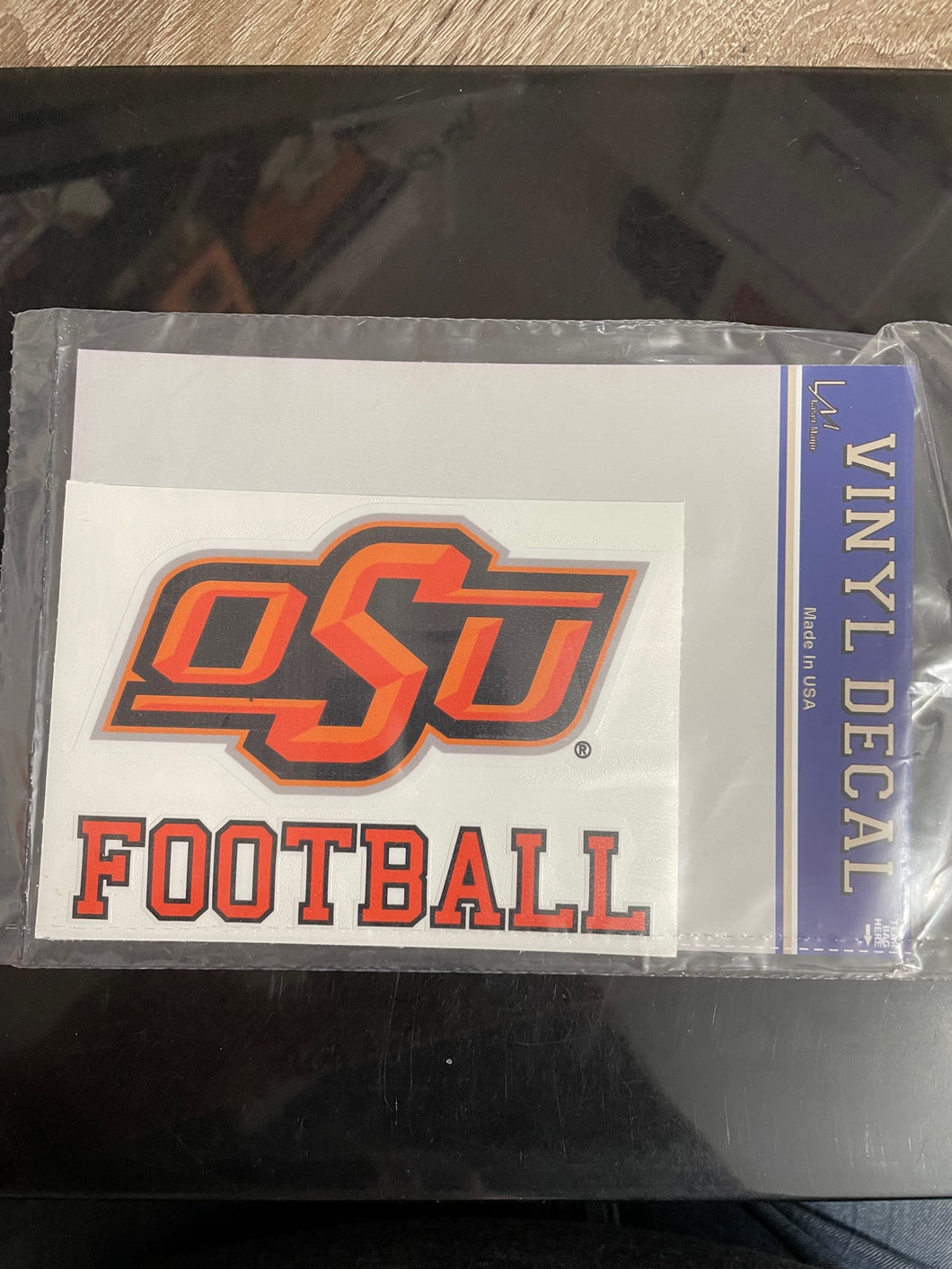 OSU Brand Football Decal