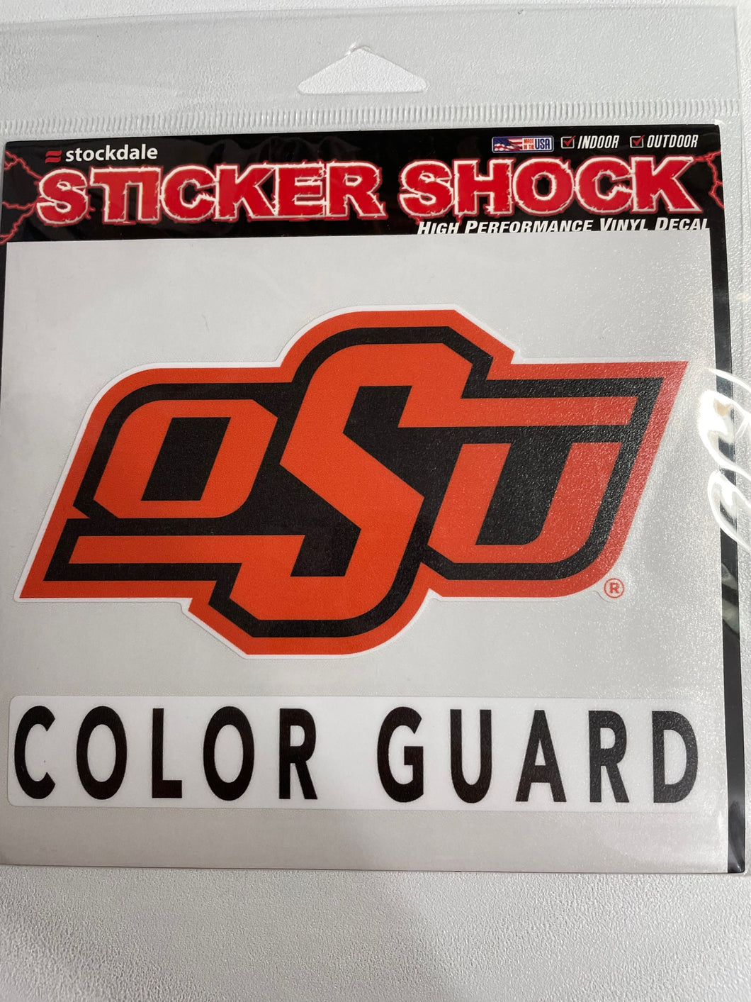 OSU Brand Color Guard Decal