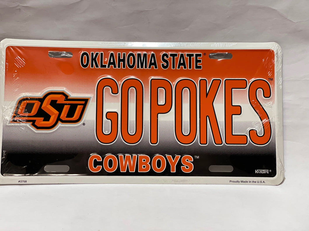 Go POKES License Plate