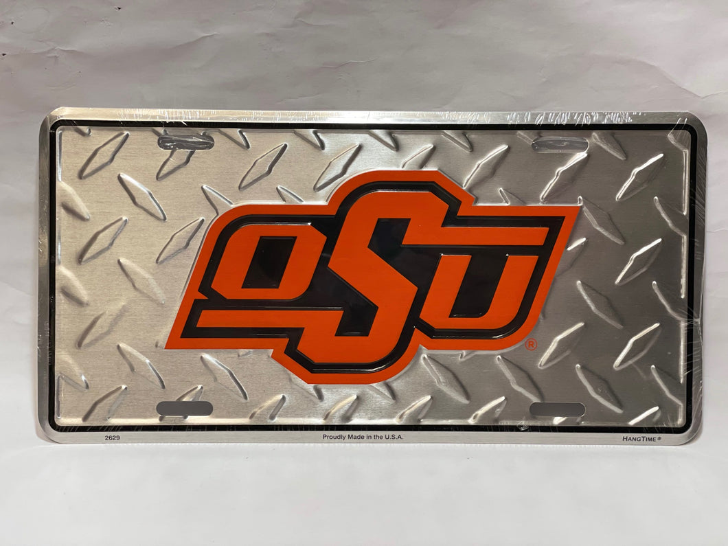 OSU Diamond License Plate