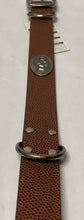 Load image into Gallery viewer, Football Brown Leather Dog Collar
