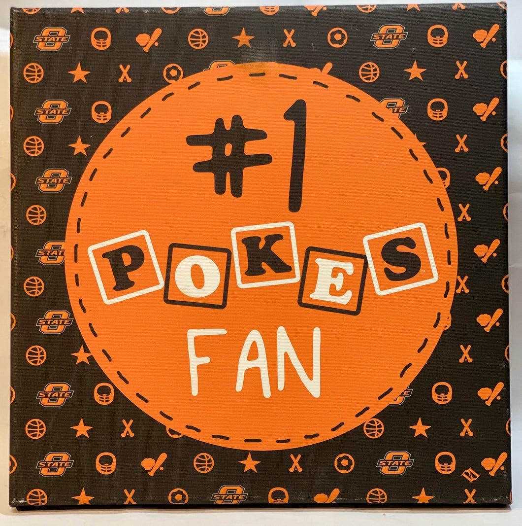 Poke #1 Fan Canvas