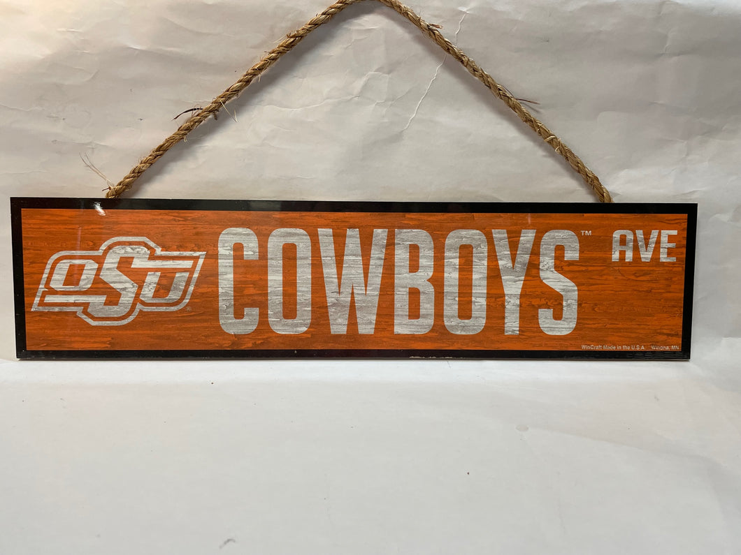 Cowboys Ave Sign